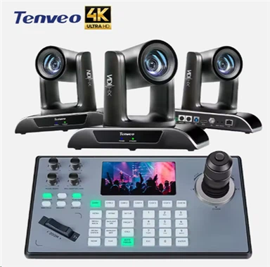 Kit de grup per a la transmissió en directe 4K 30x de seguiment de zoom òptic de seguiment PTZ i controlador